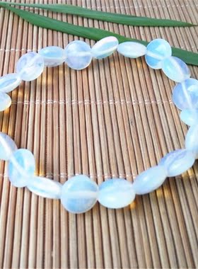 蛋白石单圈欧泊幸福圆形女士手串