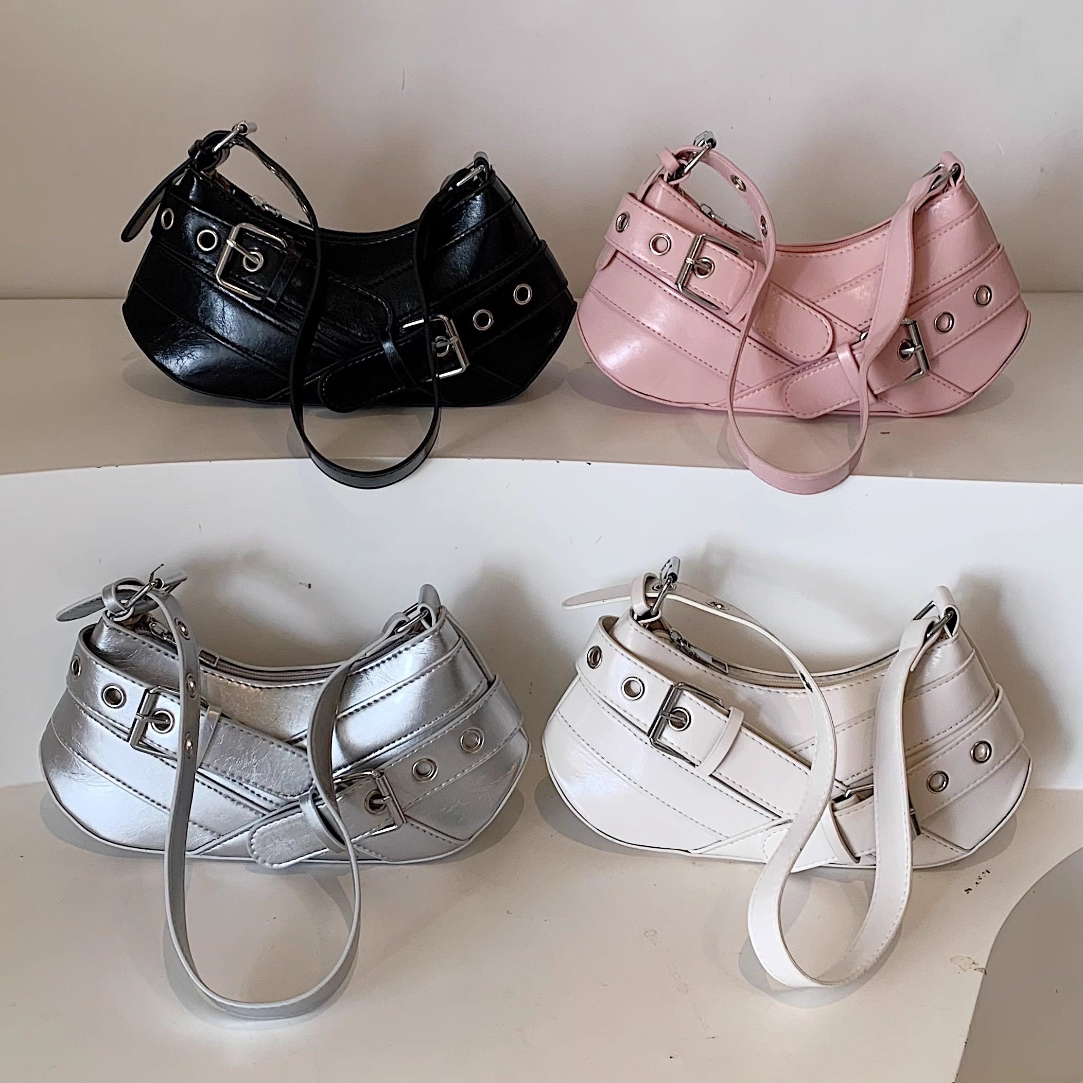 精致轻奢腋下包包女2024冬韩版时尚百搭高级感小众简约休闲单肩包,淘宝优惠券,粉丝福利购,淘宝优惠卷