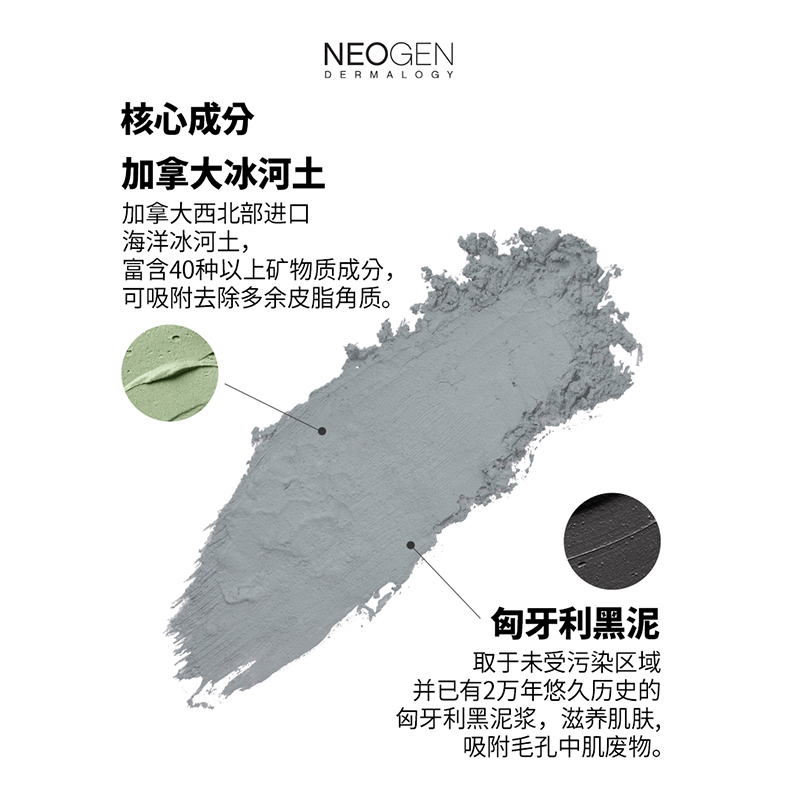 清仓 23.3到期！Neogen妮珍泥膜棒去黑头粉刺深层收缩清洁毛孔-图2