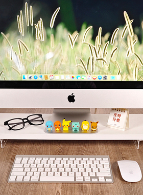 正版宝可梦电脑桌面摆件办公显示器装饰玩偶工位屏幕稳定情绪神器