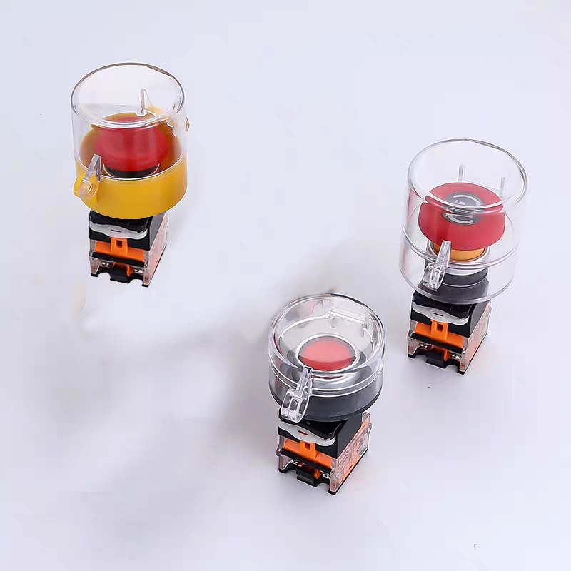 22mm急停按钮保护罩翻盖防水透明防护座大小元宝防误碰操作16mm,淘宝优惠券,粉丝福利购,淘宝优惠卷