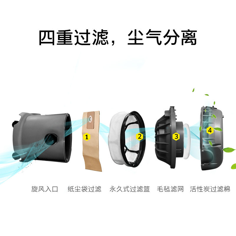 德国卡赫吸尘器大吸力家用美缝地毯专用商用大功率装修工业吸尘机