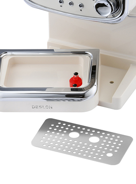 新品-DESLON德世朗咖啡机家用小型意式半全自动办公美式煮咖啡机