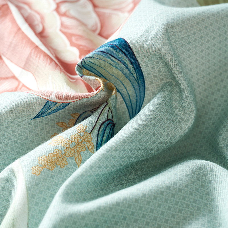 【专柜同款】富安娜四件套全棉纯棉床单被套秋冬床品套件 瑞玉堂,淘宝优惠券,粉丝福利购,淘宝优惠卷