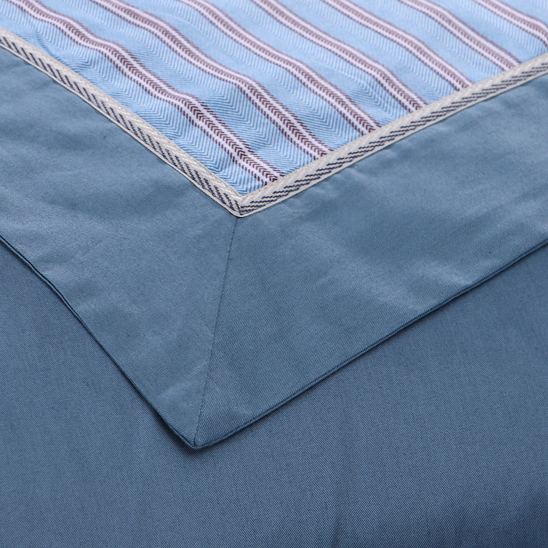 富安娜全棉四件套床上用品纯棉1.8m1.5简约床单被套套件射手座