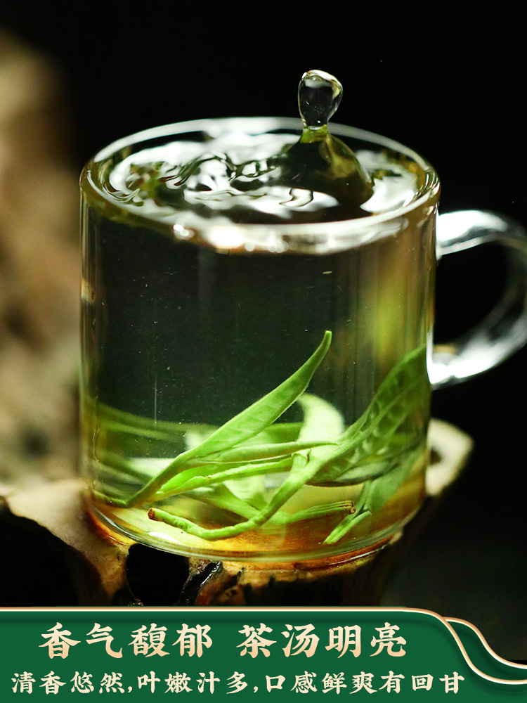 新益号茶叶旗舰店碧螺春茶叶绿茶新茶浓香型明前春茶嫩芽500g散装云南高山绿茶1