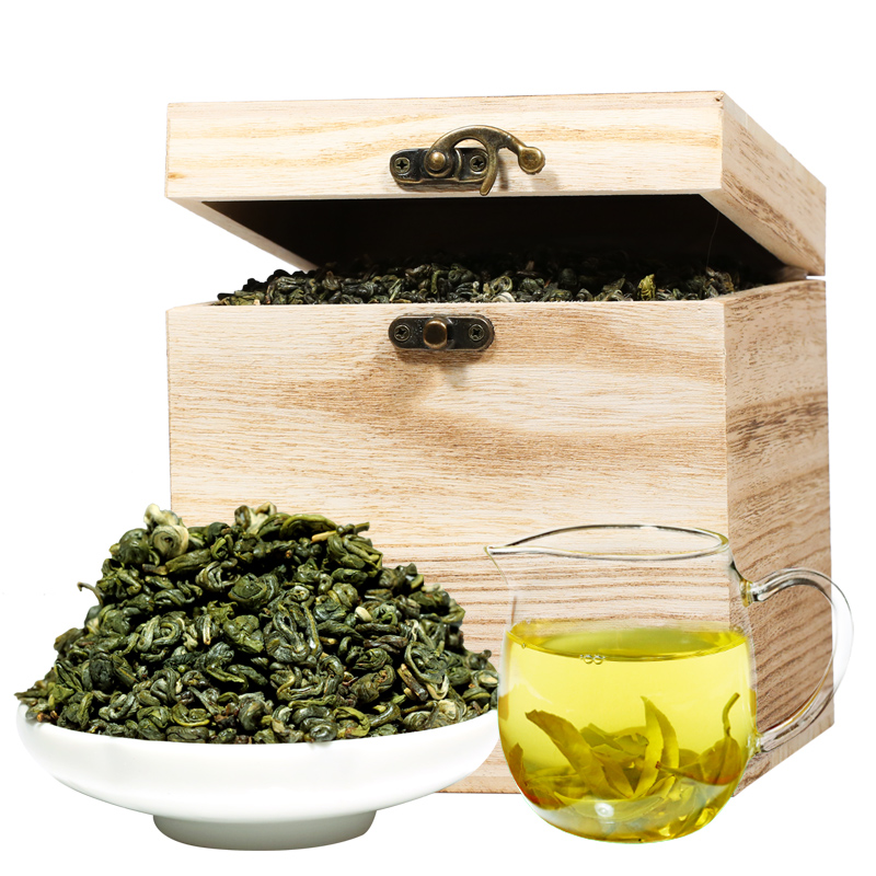 新益号茶叶旗舰店买1斤送1斤新益号碧螺春新茶春茶云南绿茶散装茶叶礼盒装3