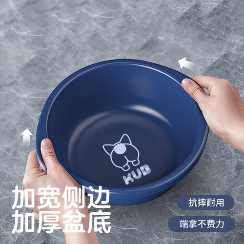 可优比婴儿洗脸盆加厚新生宝宝专用洗脸盆子婴儿三件套洗屁屁股 - 图2