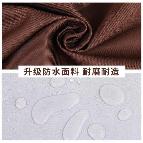 纯色定制围裙印字logo家用厨房防水防油餐饮广告上班时尚男女围腰 - 图2