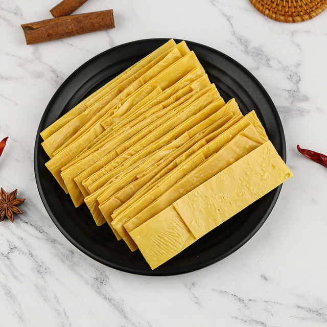 Hot pot bean curd skin strips Yunnan tofu skin oily soybean skin dry goods commercial wholesale soy products cold dishes