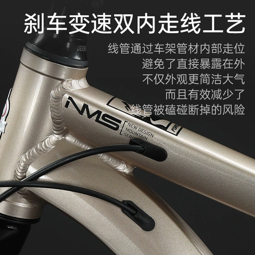 Металлический горный велосипед с тормозной системой для взрослых подходит для мужчин и женщин, подходит для подростков, для средней школы