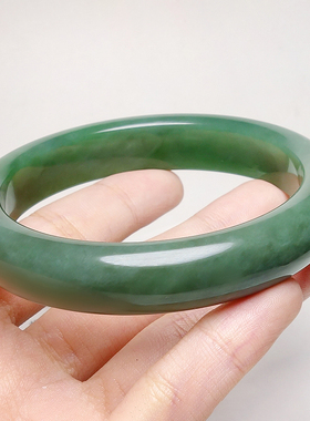 和田玉碧玉老料无黑点女款手镯