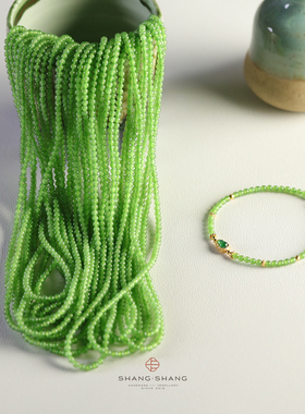 原创天然和田玉碧玉手链女高级感