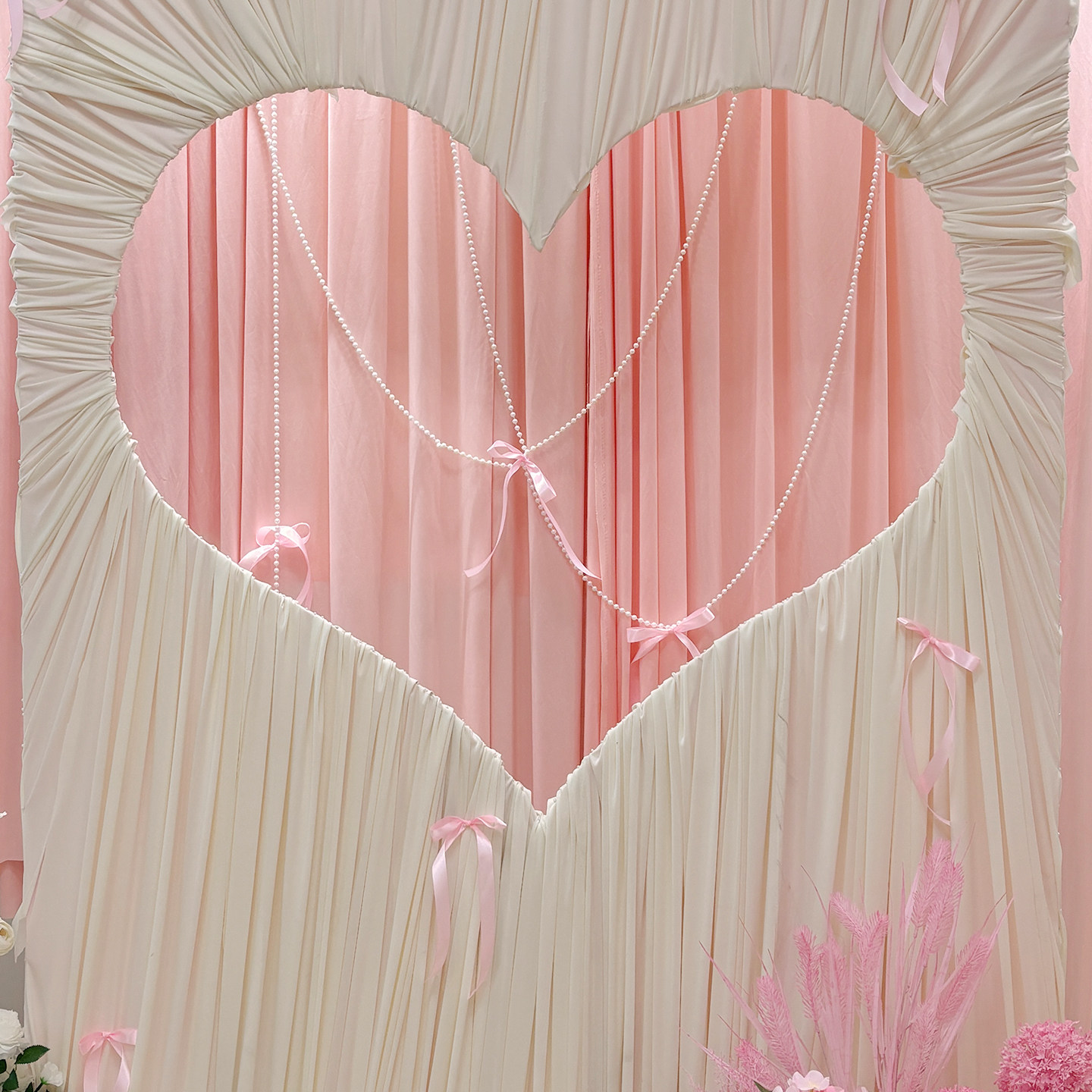 七夕情人节店铺打卡墙拍照氛围布置背景结婚生日kt板镂空爱心相框,淘宝优惠券,粉丝福利购,淘宝优惠卷