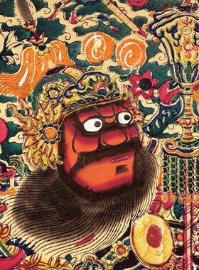 秦琼敬德秦叔宝尉迟恭画像年画新中式入户玄关装饰画挂画中国风