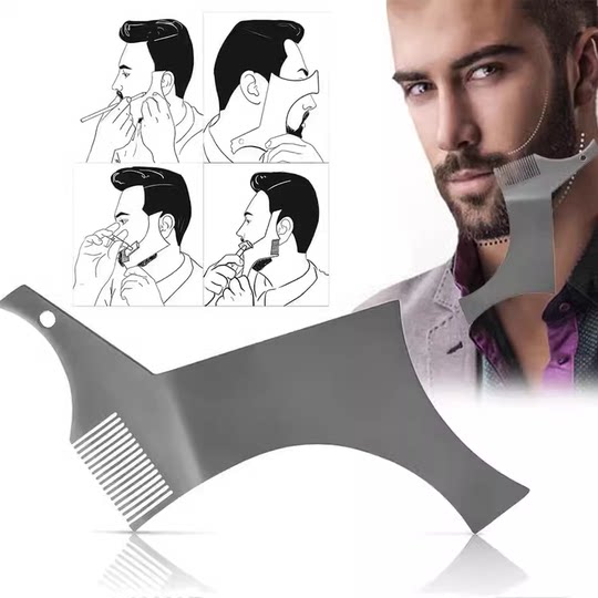 Barber Styling Board Shaving Template Sideburn Styler