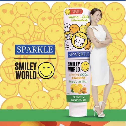 泰国进口Sparkle白白薄荷清凉牙膏祛渍清爽清新口气清洁柠檬干净 - 图2