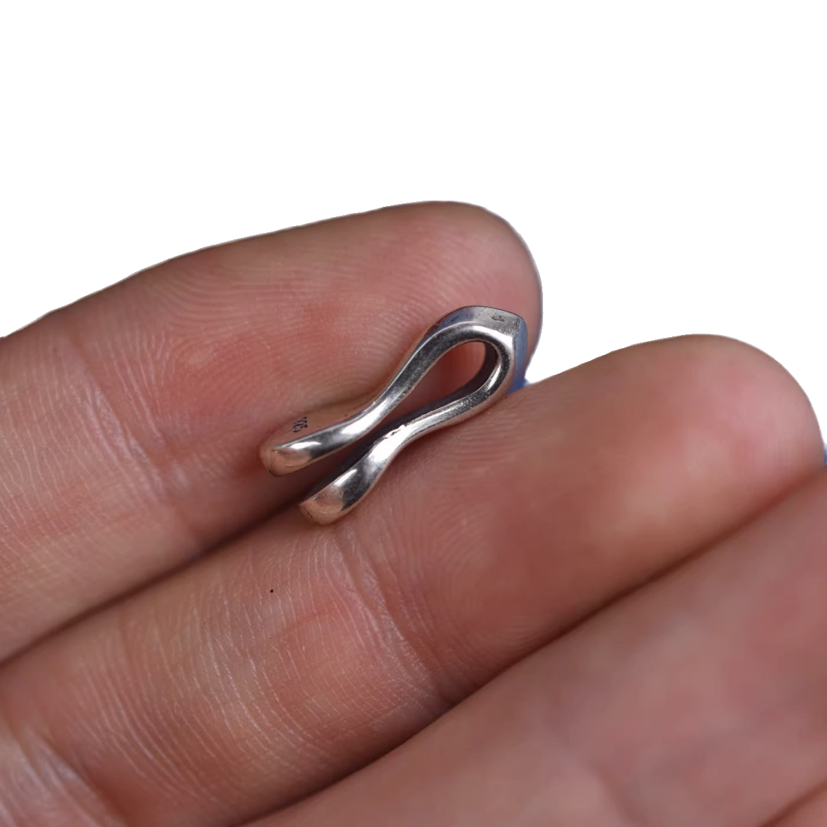 S925纯银藏式素面卡子记数挂侧挂百香籽手串文玩配饰DIY配件百搭,淘宝优惠券,粉丝福利购,淘宝优惠卷