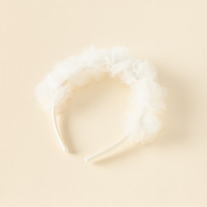 戴维贝拉儿童发饰2024新款女童公主风网纱发箍女宝宝洋气甜美头饰