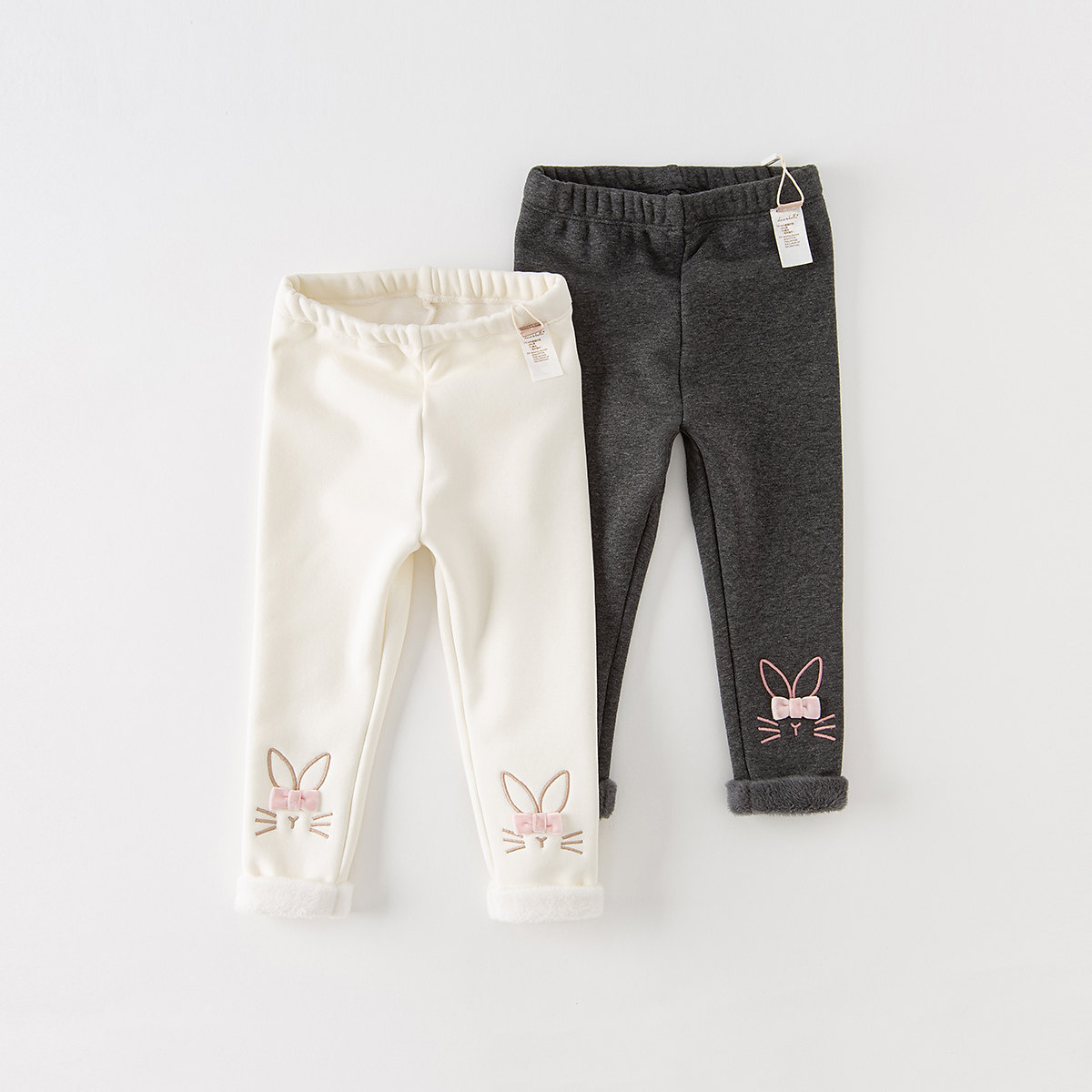 【商场同款】戴维贝拉女童打底裤儿童秋装2025新款女宝宝加绒裤子,淘宝优惠券,粉丝福利购,淘宝优惠卷