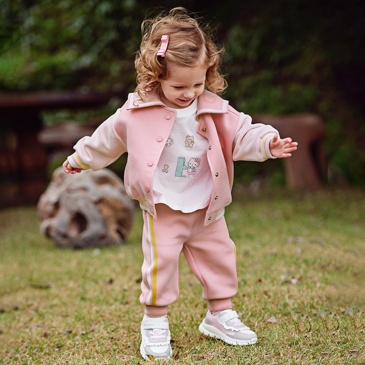 戴维贝拉女童长裤套装2026春装新款儿童休闲两件套宝宝运动童装,淘宝优惠券,粉丝福利购,淘宝优惠卷