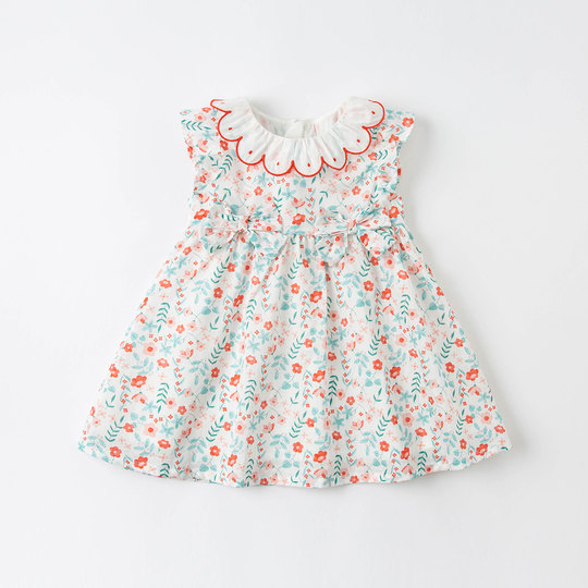David Bella baby skirt girls dress summer dress fashionable princess skirt baby pure cotton