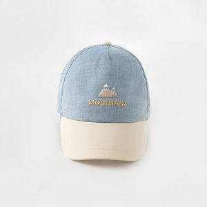 戴维贝拉男童棒球帽夏季新款儿童鸭舌帽男宝透气牛仔运动帽子