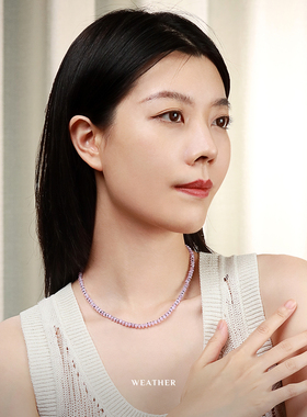 曼古银天气系列多巴胺串珠项链