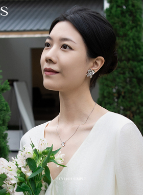 MGS/曼古银叶语流光项链2026女小众轻奢吊坠饰品新款锁骨链高级感