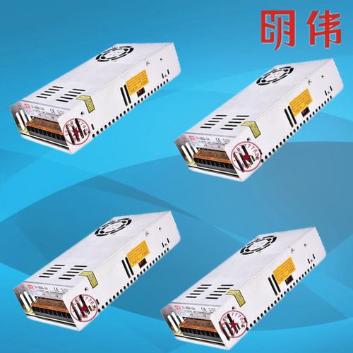 明伟开关电源NES-350-24V 5V10V12V36V48V60V70V80V110V直流稳压 - 图1
