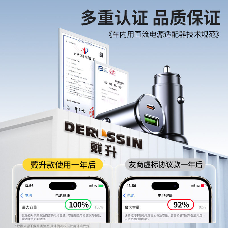 车载充电器手机超级快充2025新款一拖二汽车点烟器转换插头车充PD,淘宝优惠券,粉丝福利购,淘宝优惠卷