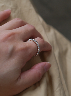 LIHAO简约百搭小珠子戒指