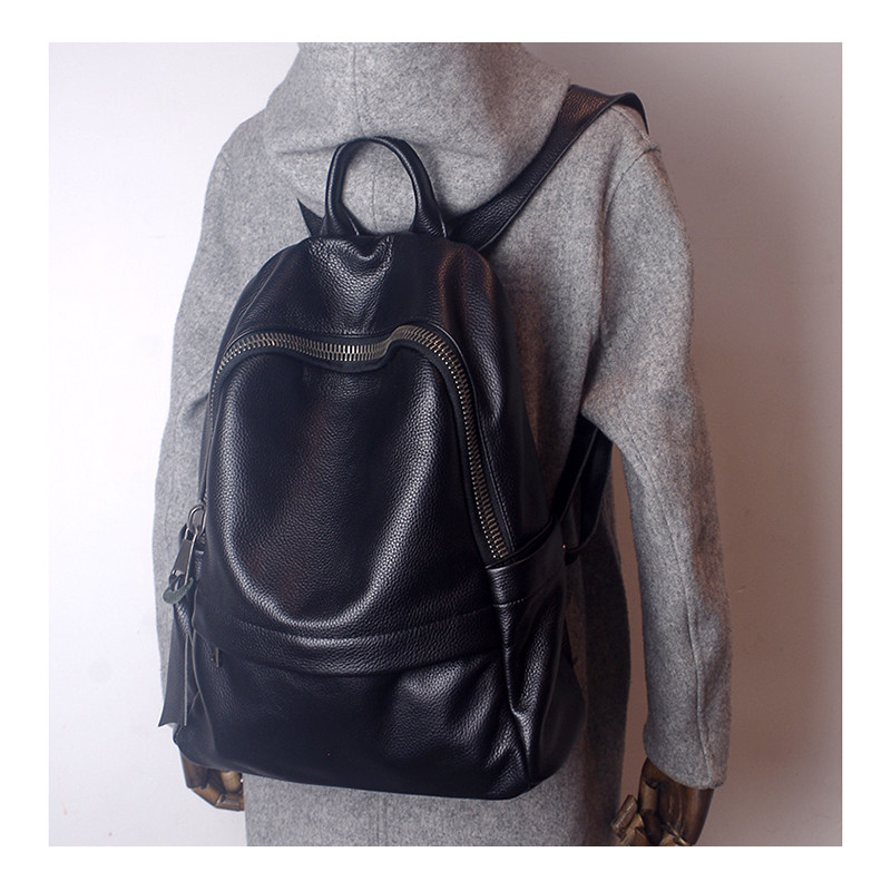 大容量真皮双肩包女头层牛皮女士背包男士2025新款皮质书包女包,淘宝优惠券,粉丝福利购,淘宝优惠卷