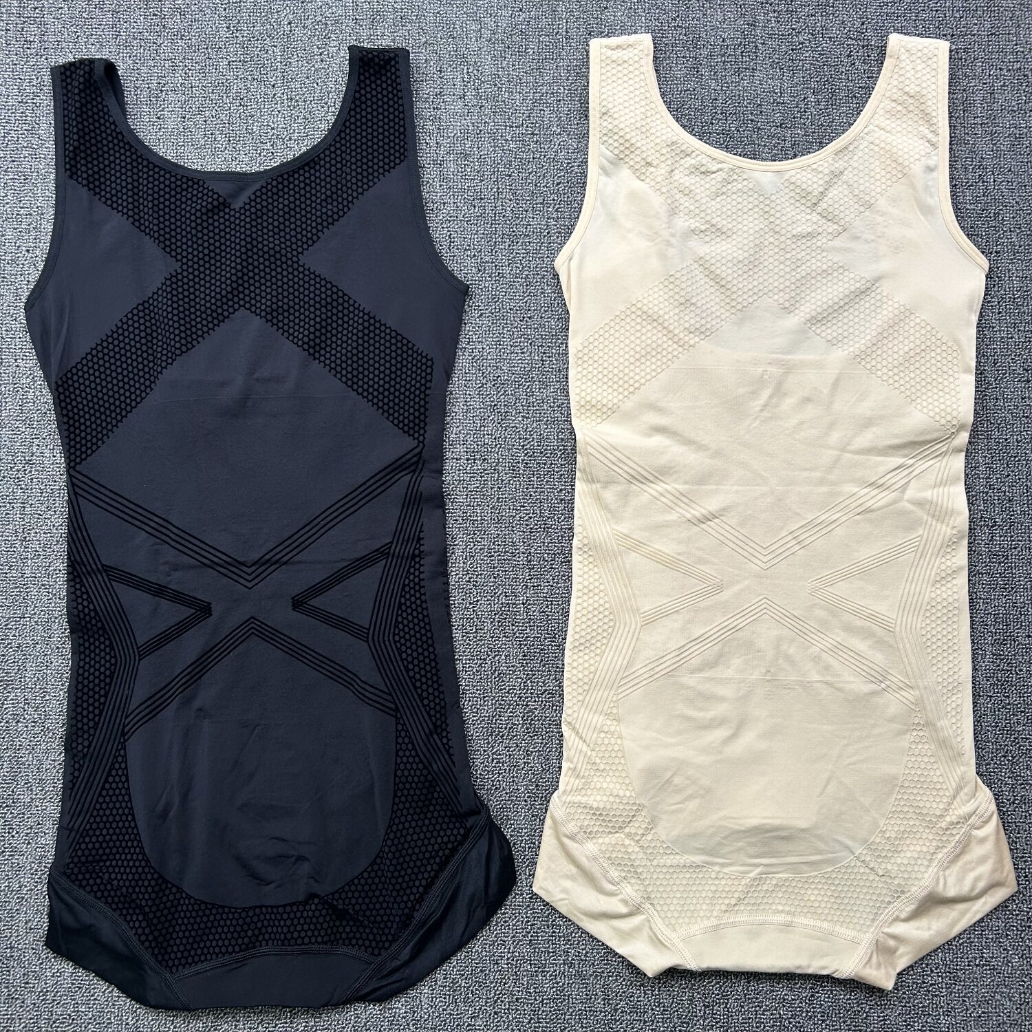 紫秀正品专柜魔提臀6014三角挂扣收腹收腰6015开档平角塑身连体衣 - 图1