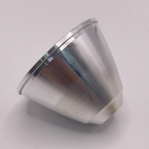 41.5x31x7mm 铝制反光杯橘皮/光面灯杯 C8T6/L2/V3/V5/40手电专用 - 图0