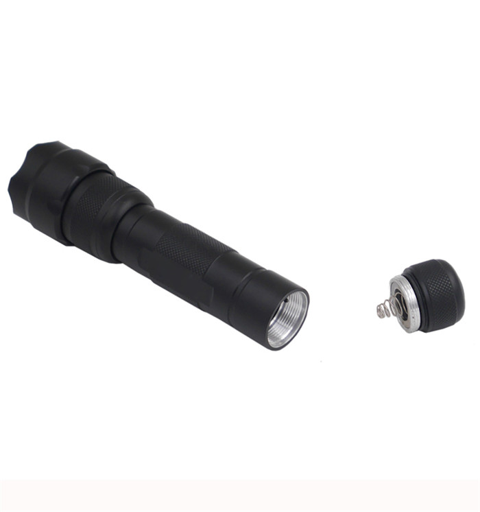 Ultrafire502B CREE Q5 LED白光黄光强光手电筒18650电池户外骑行 - 图1