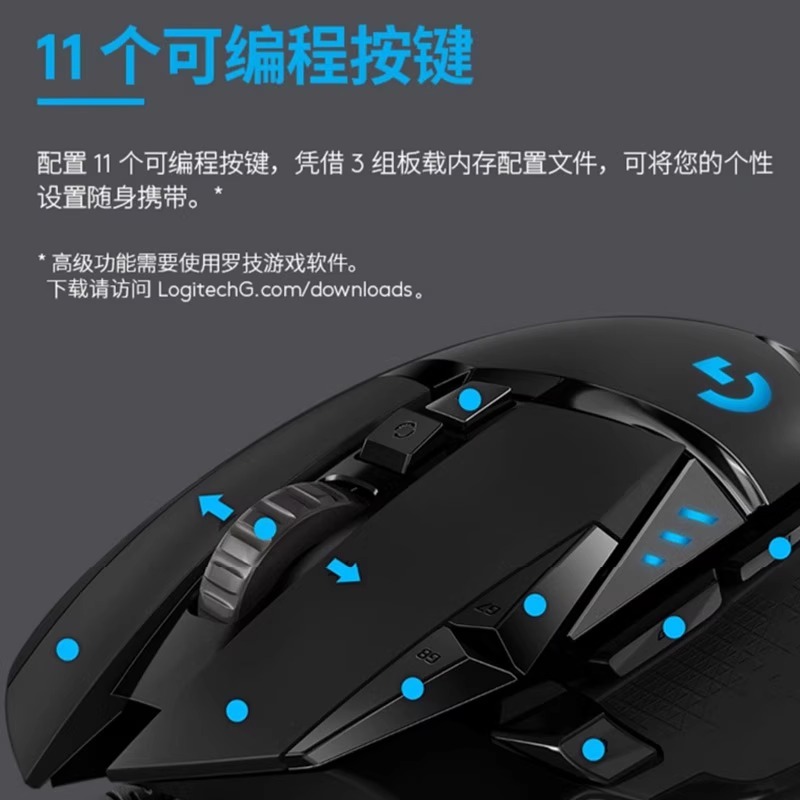 Logitech G502hero wired RGB mouse gaming peripherals desktop notebook e-sports dedicated to eating chicken