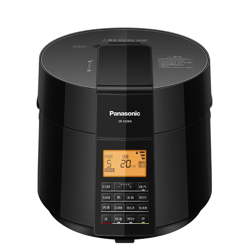 松下sr-s50k8家用无水料理5l压力锅 松下厨房电器电压力锅