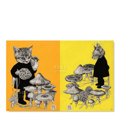 现货】樋口裕子画集Higuchi Yuko作品集：貓、蘑菇、女孩的奇想世界