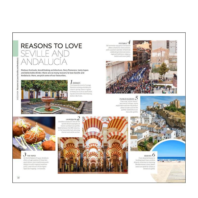 【现货】【DK视界】塞维利亚与安达卢西亚 【DK Eyewitness】Seville and Andalucia 原版英文旅行图书 - 图2