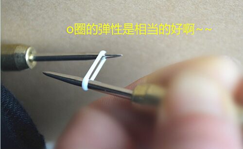 铝飞镖杆用 防滑专用橡胶垫圈橡胶O型圈 - 图1