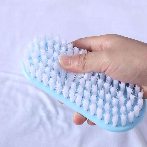 Plastic Soft Bristle Small Brush, Laundry Brush, Multi-funct - 图0