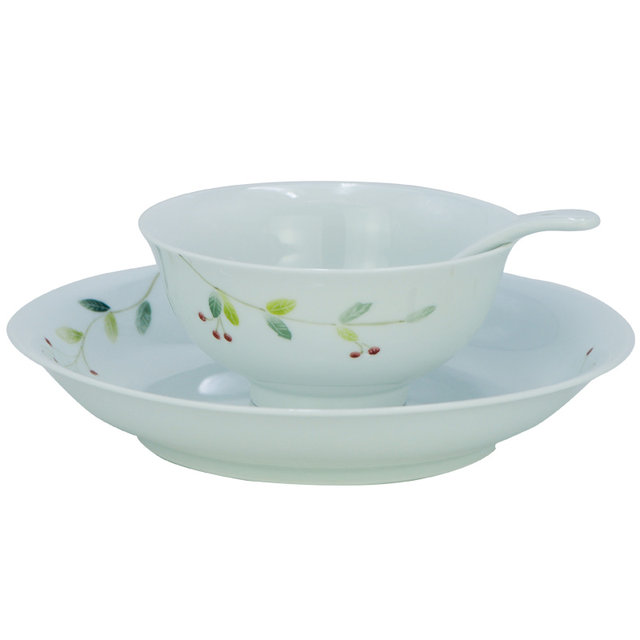 Jingdezhen Qingbai porcelain tableware set high temperature porcelain soup pot