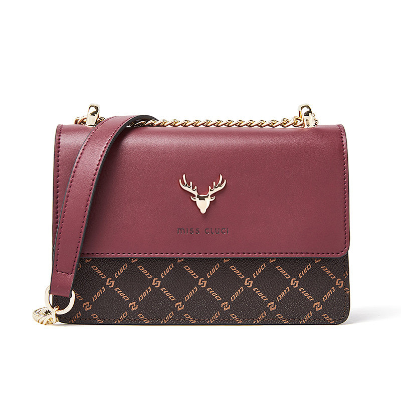 cluci 2020新款潮小ck单肩女斜挎包 cluci女士包袋