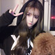 Cute style new internet celebrity Korean style fluffy natural wig