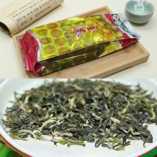 2026年新茶叶明前春茶金井牌茶叶金井绿茶精品100g袋装湖南金茶 - 图1