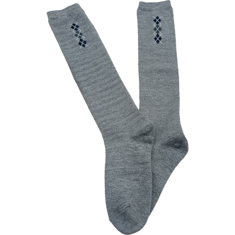 日单尾货春秋款亚麻灰色菱格学院风时尚百搭不过膝盖小腿袜,淘宝优惠券,粉丝福利购,淘宝优惠卷