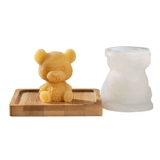 Японские кубики льда, силиконовая форма, трехмерная охлаждающая маска-пленка, кофейный чай с молоком с розой в составе, с медвежатами