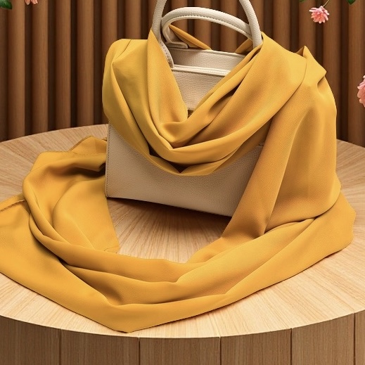 皮粉色纯色桑蚕丝长款真丝丝巾披肩女纱巾春秋冬夏季丝绸围巾超长