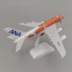 20cm Japanese ANA Airbus A380 Orange Turtle Alloy Simulated Aircraft Model
